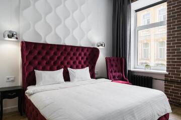 Фото номера Апартаменты с балконом Апартаменты Pushkinskaya Apartments г. Киев 4