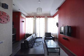 Фото номера Апартаменты с балконом Апартаменты Pushkinskaya Apartments г. Киев 2