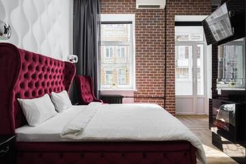 Фото номера Апартаменты с балконом Апартаменты Pushkinskaya Apartments г. Киев 7