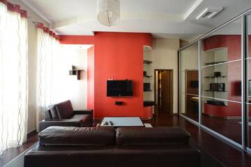 Фото номера Апартаменты с балконом Апартаменты Pushkinskaya Apartments г. Киев 3