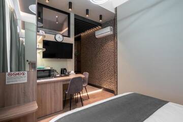 Фото номера Номер Делюкс с кроватью размера «queen-size» Апартаменты Pushkinskaya Apartments г. Киев 6