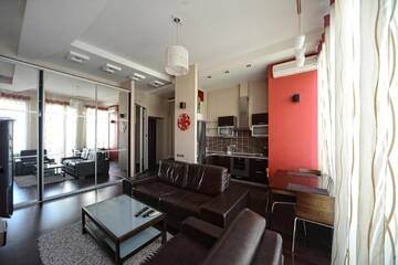Фото номера Апартаменты с балконом Апартаменты Pushkinskaya Apartments г. Киев 5