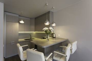 Фото номера Апартаменты Апартаменты 16th floor Kvartet Panoramic city view г. Киев 8