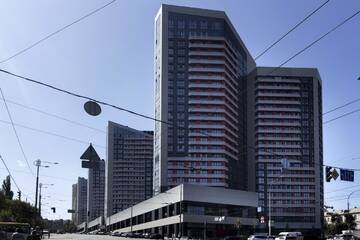 Фото номера Апартаменты Апартаменты 16th floor Kvartet Panoramic city view г. Киев 11