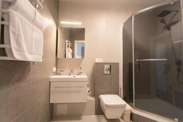 Фото номера Апартаменты Апартаменты 16th floor Kvartet Panoramic city view г. Киев 19