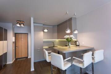 Фото номера Апартаменты Апартаменты 16th floor Kvartet Panoramic city view г. Киев 20