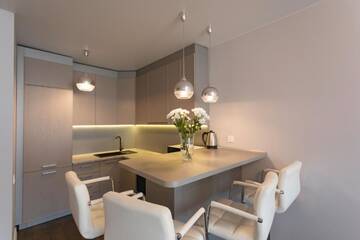 Фото номера Апартаменты Апартаменты 16th floor Kvartet Panoramic city view г. Киев 22
