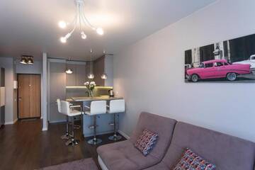 Фото номера Апартаменты Апартаменты 16th floor Kvartet Panoramic city view г. Киев 24
