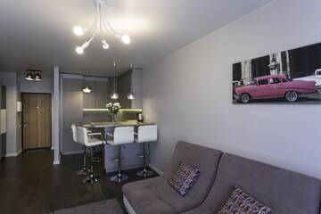 Фото номера Апартаменты Апартаменты 16th floor Kvartet Panoramic city view г. Киев 9