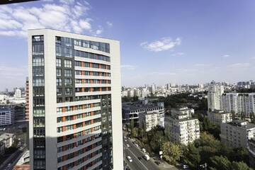 Фото номера Апартаменты Апартаменты 16th floor Kvartet Panoramic city view г. Киев 10