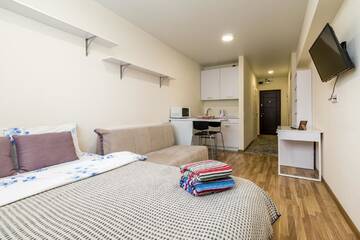 Фото номера Улучшенные апартаменты Апарт-отели Home Inn г. Киев 3