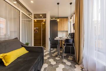 Фото номера Апартаменты с 1 спальней Апартаменты Comfort Town Love Home г. Киев 9