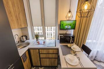 Фото номера Апартаменты с 1 спальней Апартаменты Comfort Town Love Home г. Киев 10