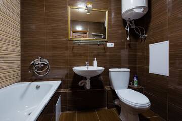 Фото номера Люкс с 1 спальней Апарт-отели naDobu Kiev Apart-Hotel г. Киев 13