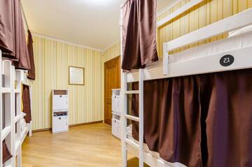 Фото номера Кровать в общем 6-местном номере Хостелы Sun City Hostel 3 г. Киев 6