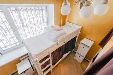 Фото номера Кровать в общем 4-местном номере для мужчин и женщин Хостелы Sun City Hostel 3 г. Киев 5