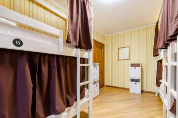 Фото номера Кровать в общем 6-местном номере Хостелы Sun City Hostel 3 г. Киев 11
