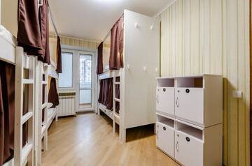 Фото номера Кровать в общем 6-местном номере Хостелы Sun City Hostel 3 г. Киев 10