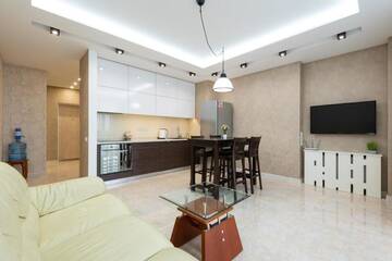Фото номера Апартаменты Делюкс Апартаменты DeLux Apartment on Belorusskay Street г. Киев 79