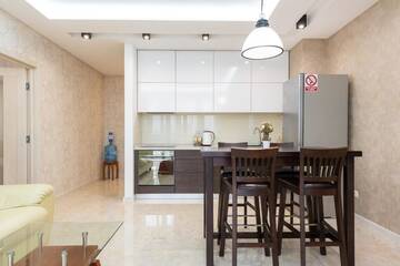 Фото номера Апартаменты Делюкс Апартаменты DeLux Apartment on Belorusskay Street г. Киев 83