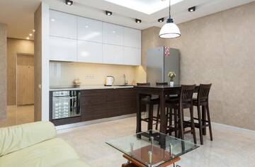 Фото номера Апартаменты Делюкс Апартаменты DeLux Apartment on Belorusskay Street г. Киев 7