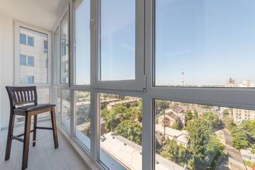 Фото номера Апартаменты Делюкс Апартаменты DeLux Apartment on Belorusskay Street г. Киев 38
