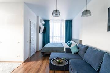 Фото номера Апартаменты с террасой Апарт-отели Nyvky Residence г. Киев 6