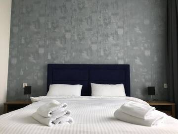 Фото номера Апартаменты с душем Апарт-отели Nyvky Residence г. Киев 2