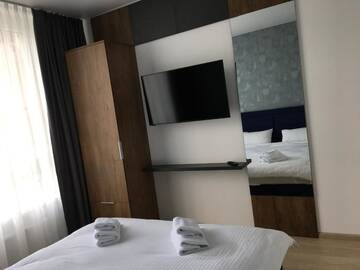 Фото номера Апартаменты с душем Апарт-отели Nyvky Residence г. Киев 5