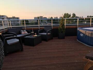 Фото номера Апартаменты с террасой Апарт-отели Nyvky Residence г. Киев 12