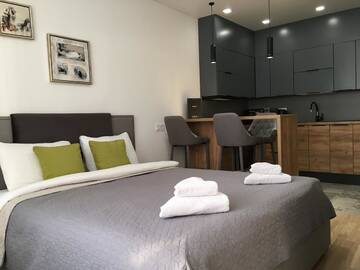 Фото номера Апартаменты-студио Апарт-отели Nyvky Residence г. Киев 2