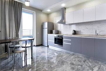 Фото номера Апартаменты Апартаменты VIP studio in the center, Ohmatdet, KPI г. Киев 11