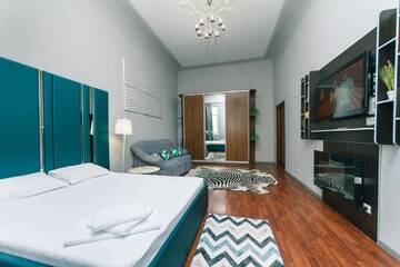 Фото номера Апартаменты с 1 спальней Апартаменты V&amp;V luxury apartments (Arena City,Maydan) г. Киев 7