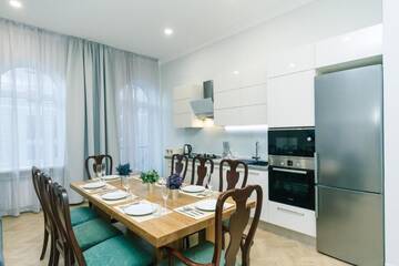 Фото номера Апартаменты с 3 спальнями Апартаменты V&amp;V luxury apartments (Arena City,Maydan) г. Киев 32