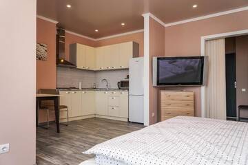 Фото номера Улучшенные апартаменты Апартаменты Cozy apartment in a new building close to the downtown г. Киев 40