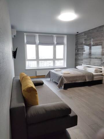 Фото номера Апартаменты-студио Апартаменты Solo Apartment Kamenskaya г. Киев 6