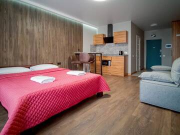 Фото номера Лофт Апартаменты Solo Apartment Kamenskaya г. Киев 3