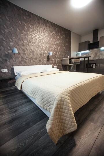 Фото номера Номер-студио Апартаменты Solo Apartment Kamenskaya г. Киев 6