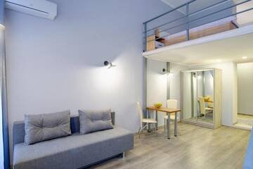 Фото номера Двухместный номер с 1 кроватью и балконом Отель Grand Apartments г. Киев 17