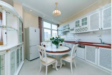 Фото номера Апартаменты Апартаменты Panoramic luxury apartments with Jacuzzi Obolonskaya embankment г. Киев 42