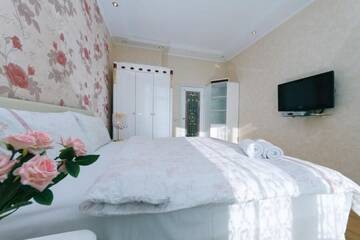 Фото номера Апартаменты Апартаменты Panoramic luxury apartments with Jacuzzi Obolonskaya embankment г. Киев 43