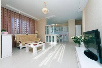 Фото номера Апартаменты Апартаменты Panoramic luxury apartments with Jacuzzi Obolonskaya embankment г. Киев 52