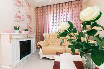 Фото номера Апартаменты Апартаменты Panoramic luxury apartments with Jacuzzi Obolonskaya embankment г. Киев 17