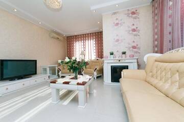 Фото номера Апартаменты Апартаменты Panoramic luxury apartments with Jacuzzi Obolonskaya embankment г. Киев 21