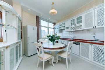Фото номера Апартаменты Апартаменты Panoramic luxury apartments with Jacuzzi Obolonskaya embankment г. Киев 27