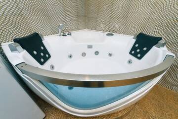 Фото номера Апартаменты Апартаменты Panoramic luxury apartments with Jacuzzi Obolonskaya embankment г. Киев 30