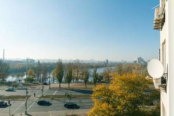 Фото номера Апартаменты Апартаменты Panoramic luxury apartments with Jacuzzi Obolonskaya embankment г. Киев 38
