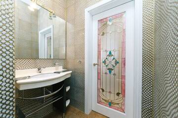 Фото номера Апартаменты Апартаменты Panoramic luxury apartments with Jacuzzi Obolonskaya embankment г. Киев 33