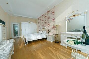 Фото номера Апартаменты Апартаменты Panoramic luxury apartments with Jacuzzi Obolonskaya embankment г. Киев 10