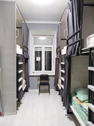 Фото номера Кровать в общем 6-местном номере для женщин Хостелы A.K. HOSTEL г. Киев 3